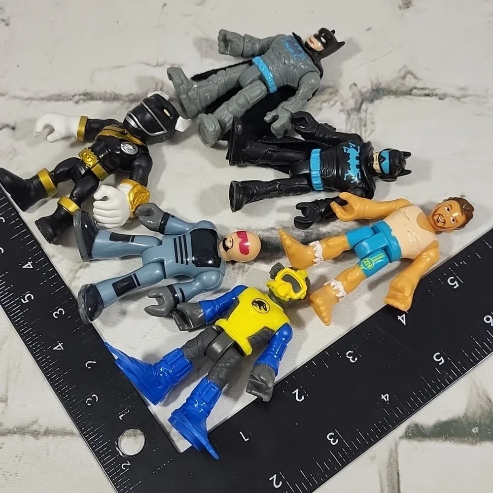 Fisher-Price Imaginext Action Figures Lot‎ Batman Jurassic Diver Power Ranger